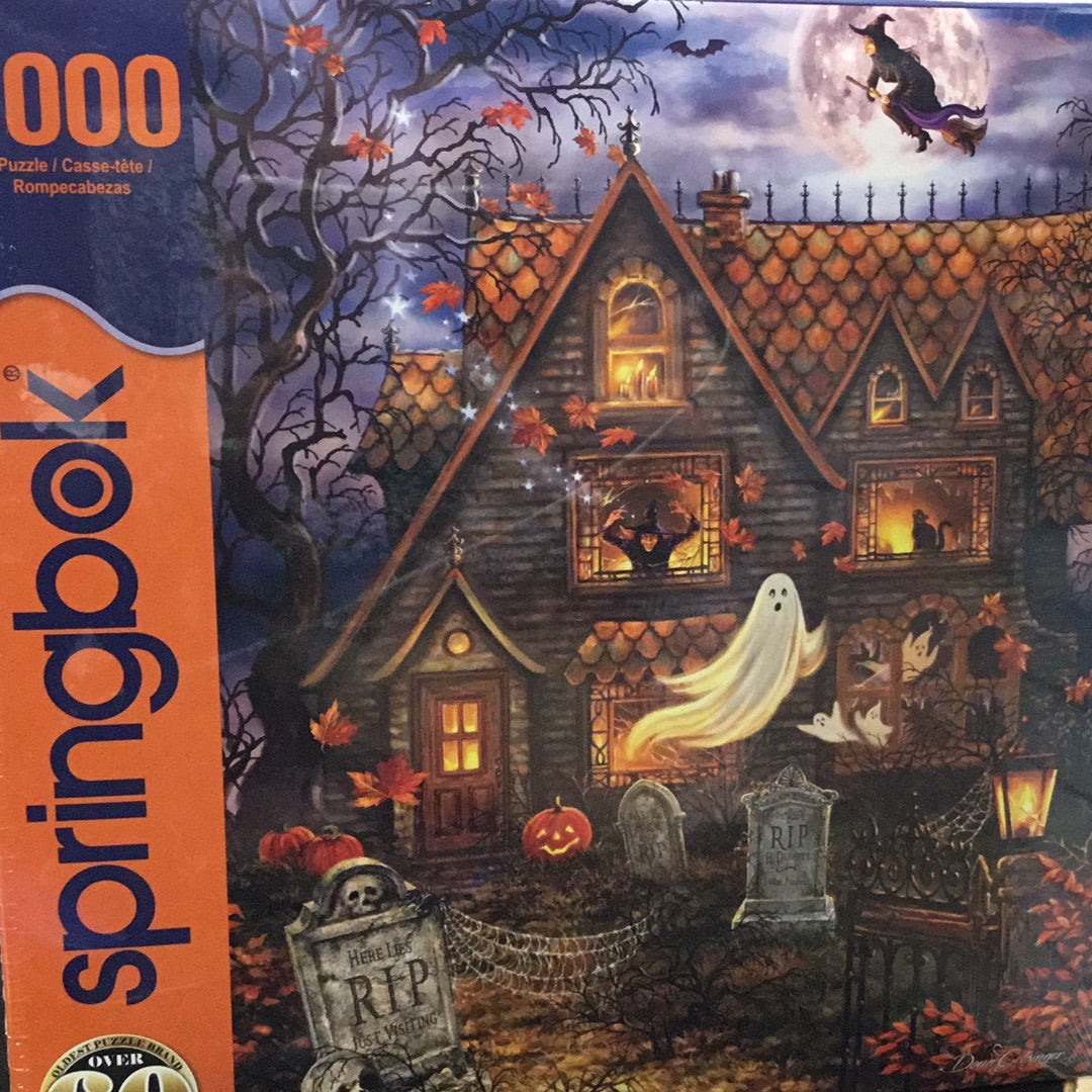 Springbok Puzzle Haunted House Fergus Scottish Corner Shop Ltd.