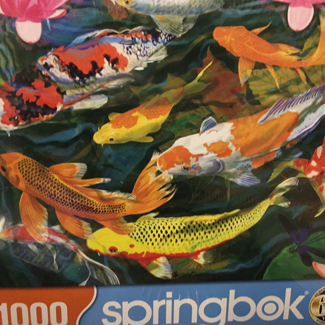 Springbok Puzzle Koi Pond Fergus Scottish Corner Shop Ltd.