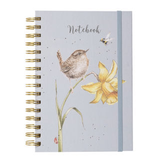 Wrendale Spiral Notebook - The Birds And The Bees