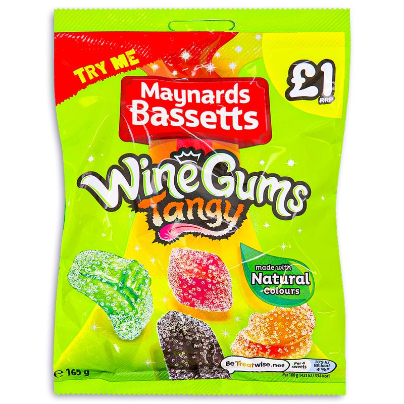 Maynard Bassetts Wine Gums Tangy Bag Fergus Scottish Corner Shop Ltd.