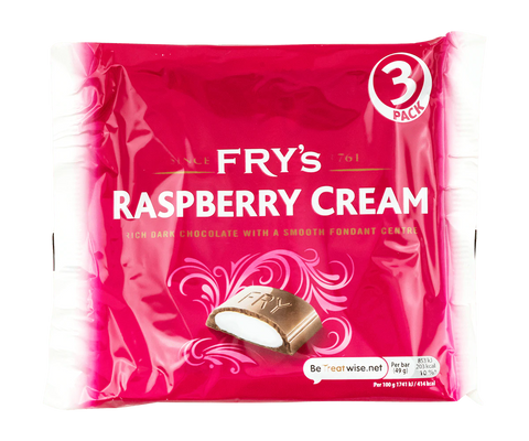 Fry's Raspberry Cream 3 pack