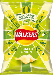 Walker's Pickled Onion Crisps - 32.5g
