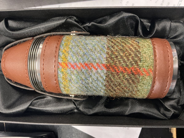 Glen Appin Harris Tweed Hunting Flask
