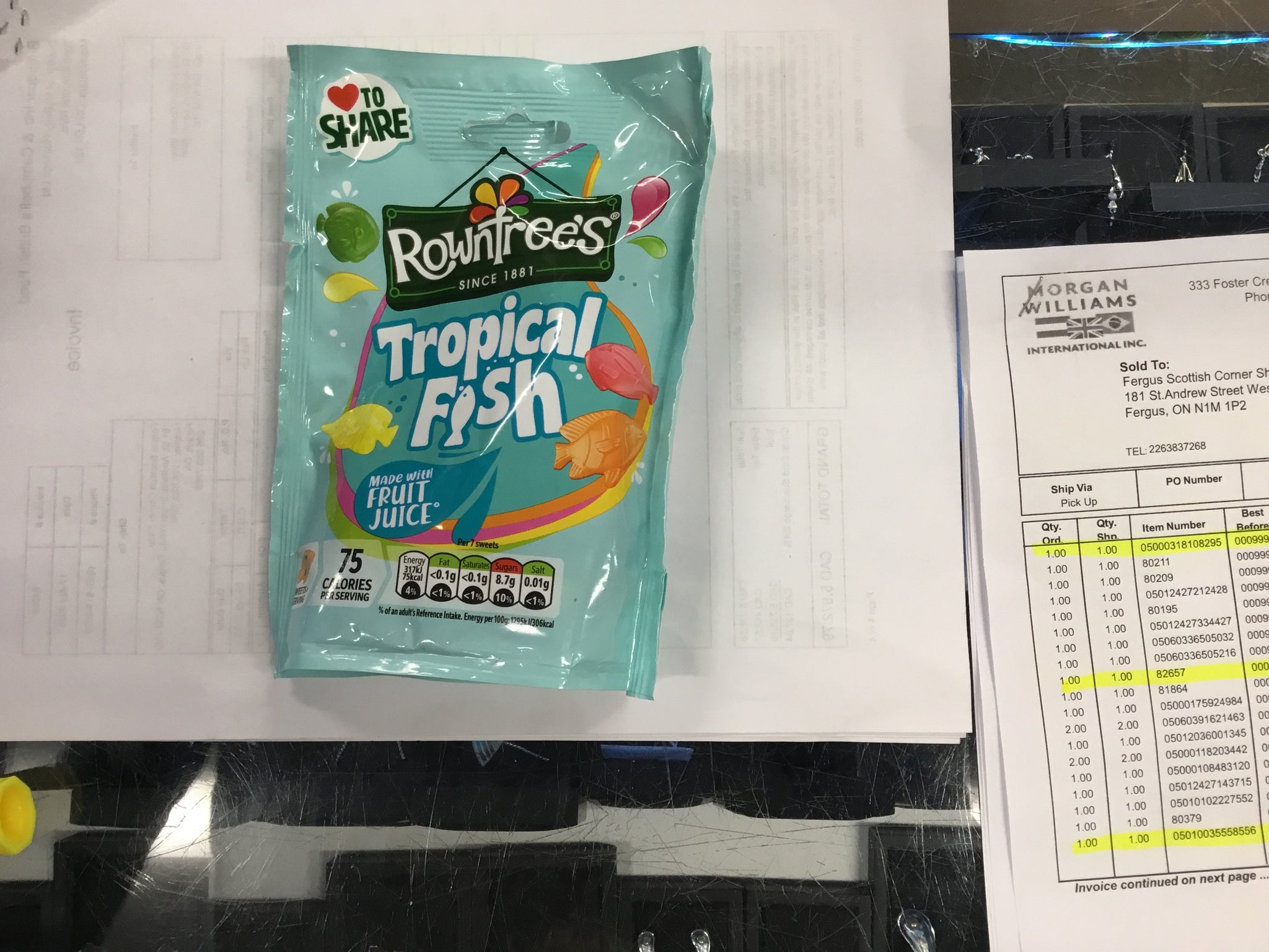Rowntree’s - Tropical Fish – Fergus Scottish Corner Shop Ltd.