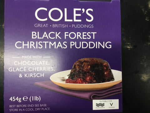 Cole’s Black Forest Christmas Pudding