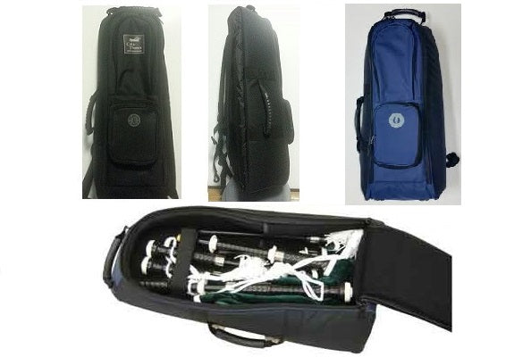 Piper's Choice Bagpipe Backpack Case (soft black)or( navy and black)