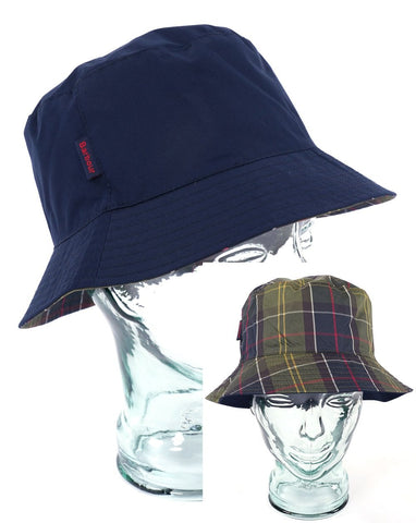 Barbour Hutton Reversible Bucket Hat - Navy