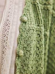 April Cornell Lily Cardigan - Sage