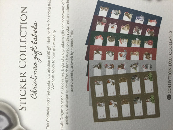 Wrendale Christmas gift labels