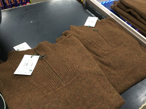 Barbour Nelson Essential Half Zip Dk Sand