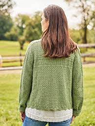 April Cornell Lily Cardigan - Sage