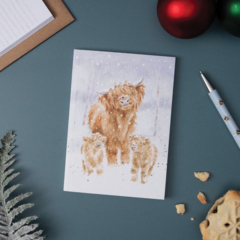 Wrendale Christmas Cow Notebook