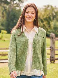 April Cornell Lily Cardigan - Sage