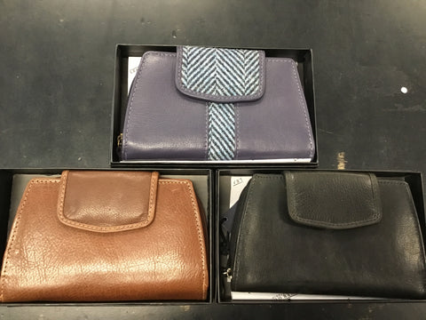 Leather guild Hamilton purse assorted colors