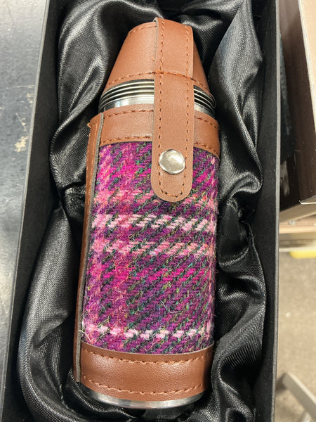 Glen Appin Harris Tweed Hunting Flask