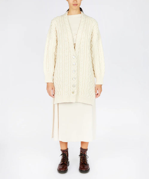 IrelandsEye - Talulla Cardigan - Natural - C285