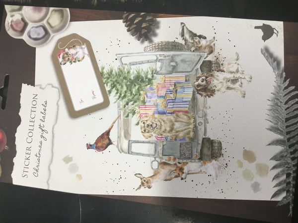 Wrendale Christmas gift labels