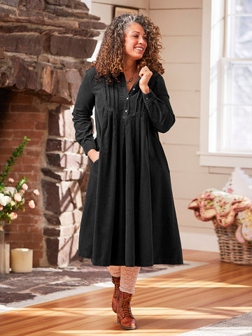 April Cornell Market Corduroy Dress