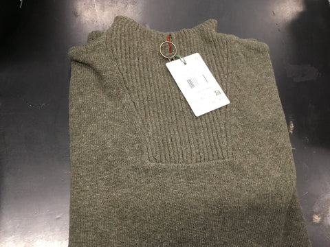 Barbour Nelson Essential Half Zip Seaweed