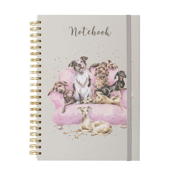 Wrendale Movie Night Dogs Large Notebook