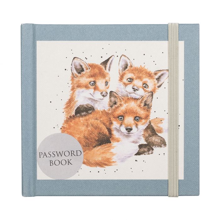 Wrendale Password Book - Fox Cubs