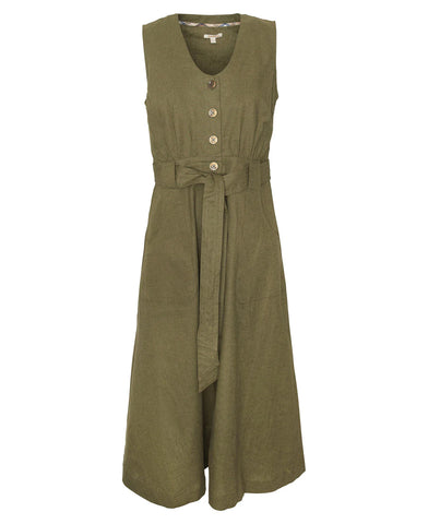 Barbour Rutherglen Midi Dress - Khaki