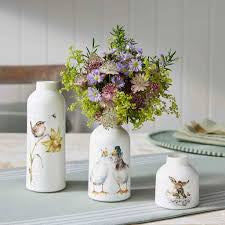 Wrendale set of 3 vases
