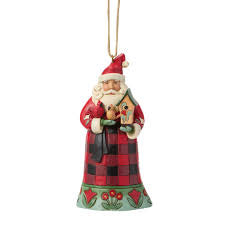 Jim Shore Highland Santa with cardinals