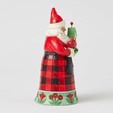 Jim Shore Highland Santa with cardinals