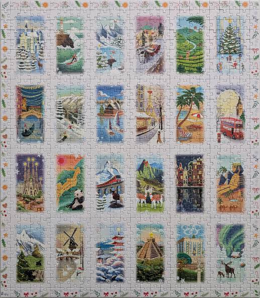 Ravensburger advent puzzle Christmas around the world 24  x 54pc