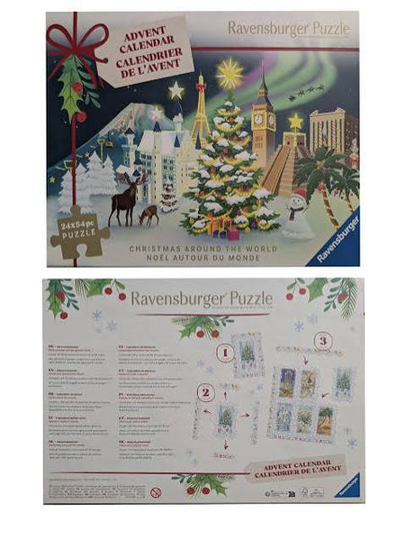 Ravensburger advent puzzle Christmas around the world 24  x 54pc