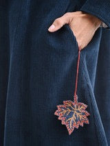 April Cornell -Skyline Corduroy Coat - Navy - JKA5036Z
