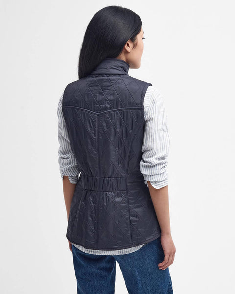 Barbour - Cavalry Quilted Gilet - Women's - Navy/Merlot - LGI0016