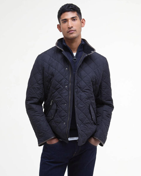Barbour - Powell Quilted Jacket - Men's - Navy - MQU0281
