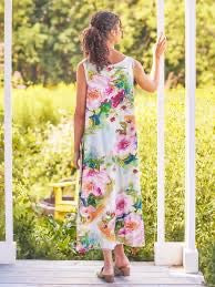 April Cornell - Peony Jersey Dress - Multi - DRA5199W