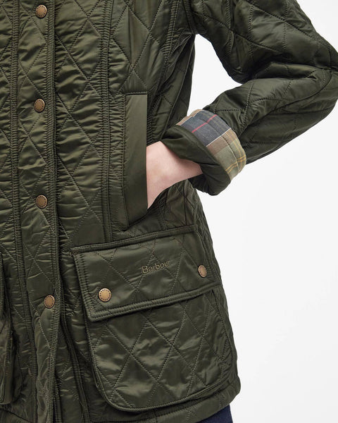 Barbour - Beadnell Polarquilt Jacket - Women's - Olive - LQU0471