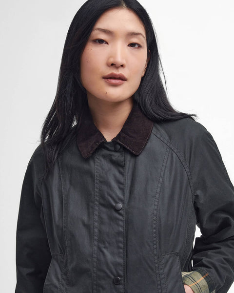 Barbour - Beadnell Wax Jacket - Women's - Sage - LWX0667