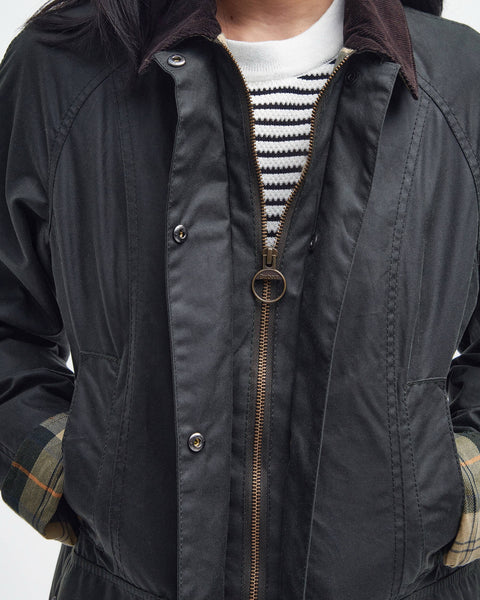 Barbour - Beadnell Wax Jacket - Women's - Sage - LWX0667