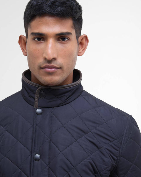 Barbour - Powell Quilted Jacket - Men's - Navy - MQU0281