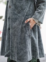 April Cornell - Farmer's Market Corduroy Jacket - Navy - JKA5009Z