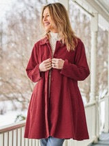 April Cornell - Farmer's Market Corduroy Jacket - Red - JKA5009Z