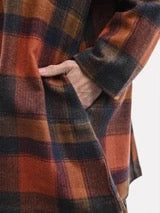 April Cornell - Cabin Plaid Jacket - Rust - JKA5348Z