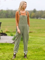 April Cornell - Cowgirl Corduroy Overall - Sage - JSA5436Z