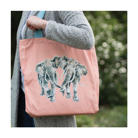Wrendale Age Is Irrelephant Canvas Tote Bag