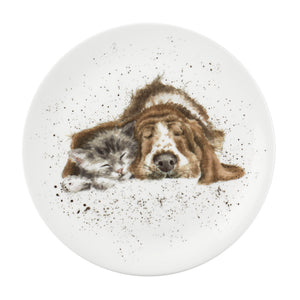 Wrendale 8” Plate - Dog & Cat Nap