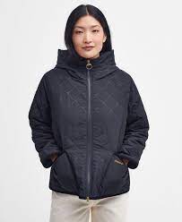 Barbour Glamis Quilted Jacket - Dark Navy