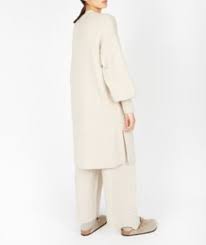 IrelandsEye - Raven Jersey Cardigan - Eggshell C247