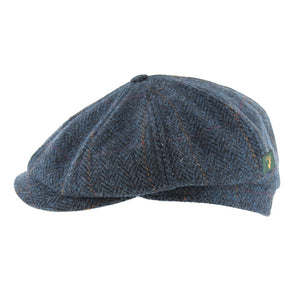 Mucros Weavers Driving Cap - Navy