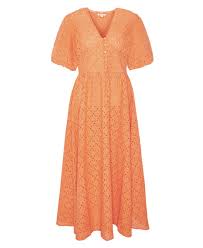 Barbour Kelley Maxi Dress - Apricot Crush
