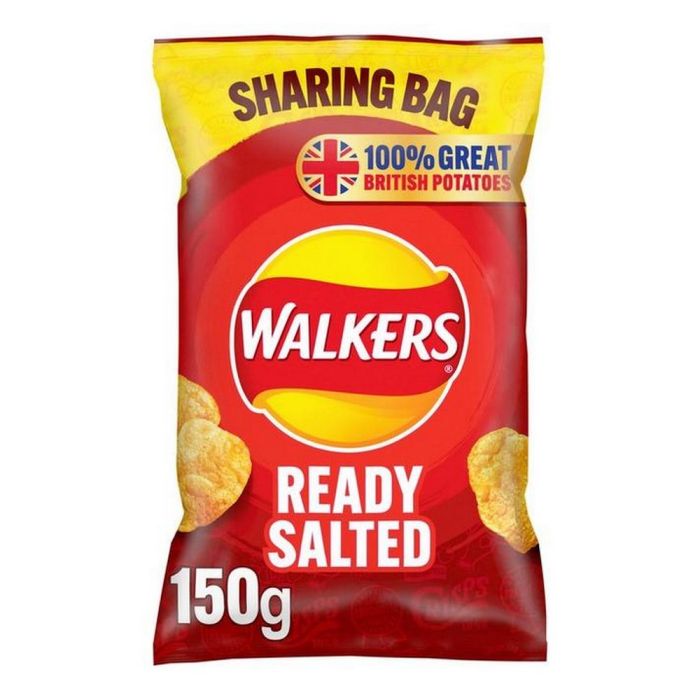 Walkers Ready Salted Crisps - 150g – Fergus Scottish Corner Shop Ltd.